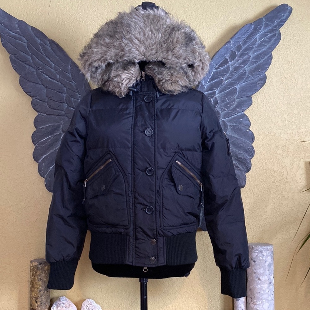 Jacob Connexion Down Filled Winter Bomber Jacket